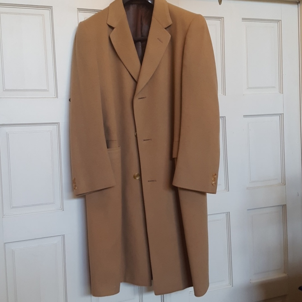MENS 100% CASHMERE OVERCOAT